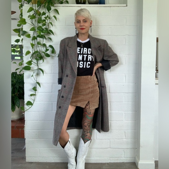 Incredible vintage 1990s Brooks Brothers Grey Wool Double Breasted Overcoat - Picture 4 of 12